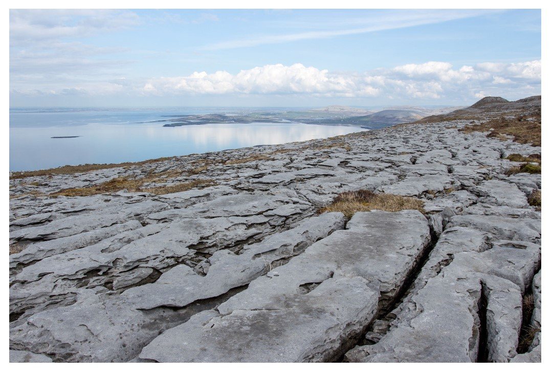 The Burren karst landscape north of the farm