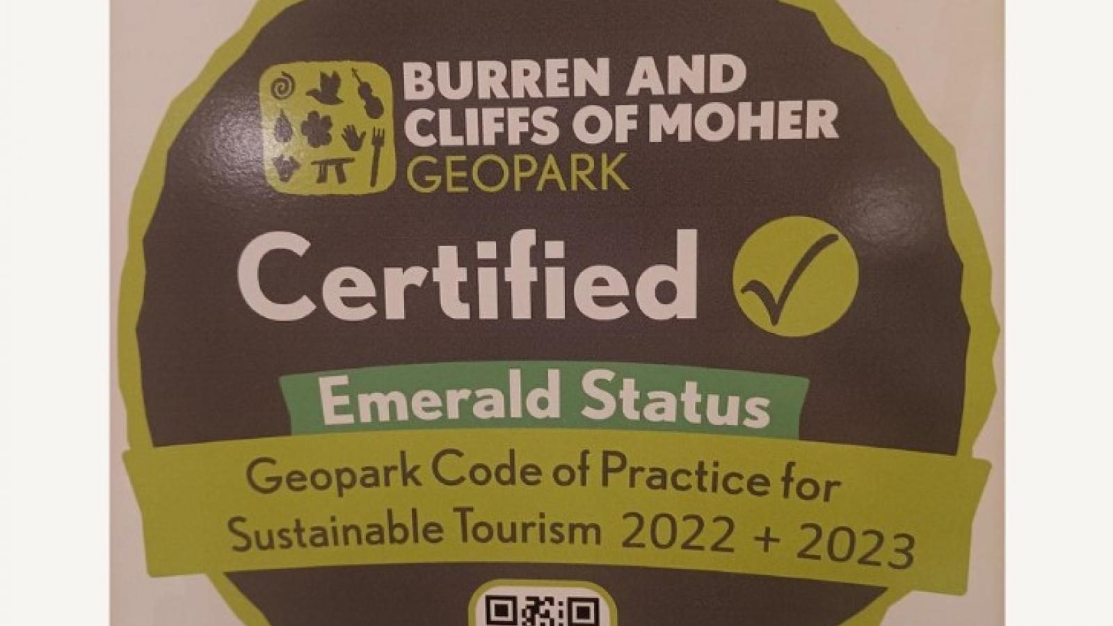 Emerald Award for Sustainable Tourism