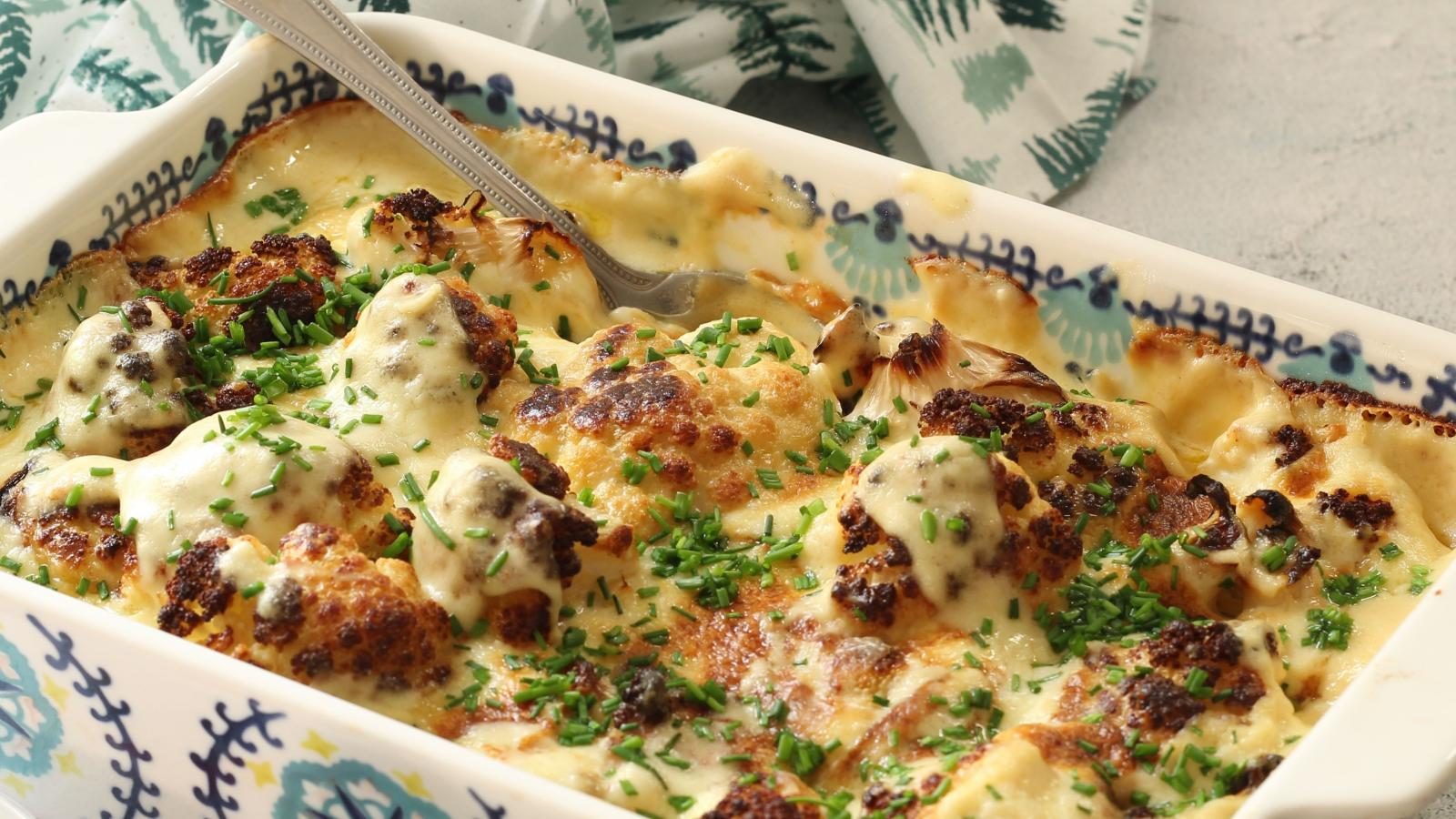 Cauliflower gratin