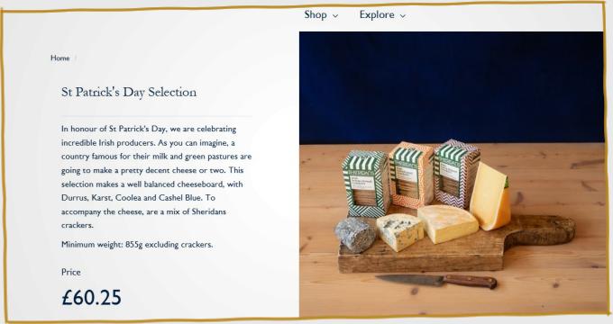 Neals Yard St Patricks Day Order 